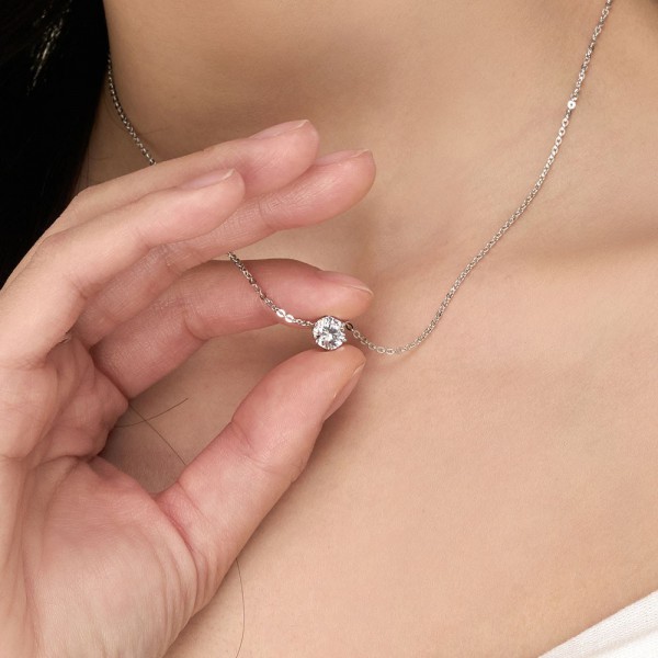 1캐럿 랩 다이아몬드 목걸이 6프롱 요약정보 및 구매