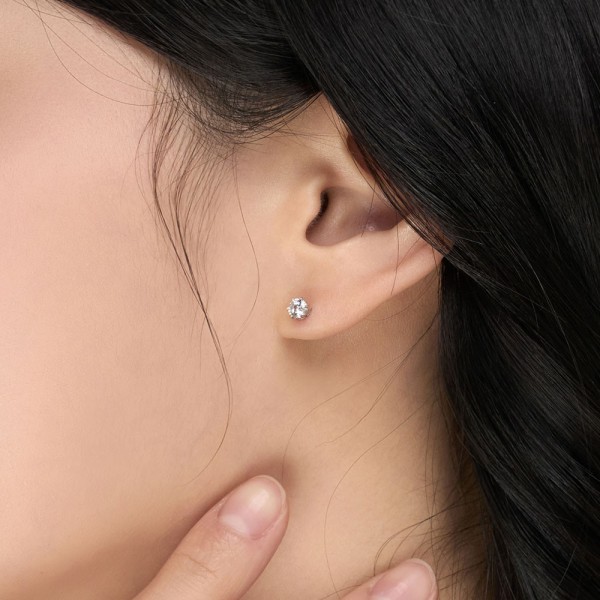 2부 랩 다이아몬드 귀걸이 6프롱 요약정보 및 구매