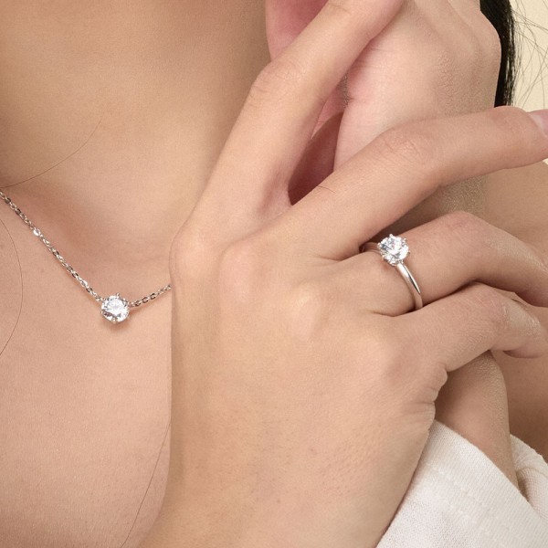 1캐럿 모이사나이트 반지 6프롱 요약정보 및 구매